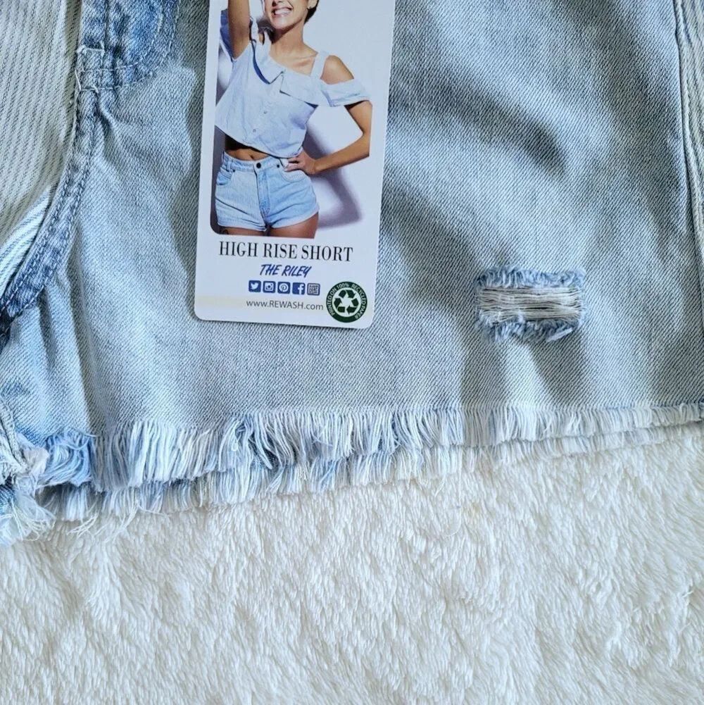 Rewash "The Riley" High Rise Shorts - NWT - Picture 9 of 12